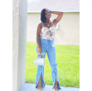 Butterfly Denim Jeans